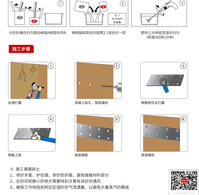 包钢淮滨粘钢加固施工过程